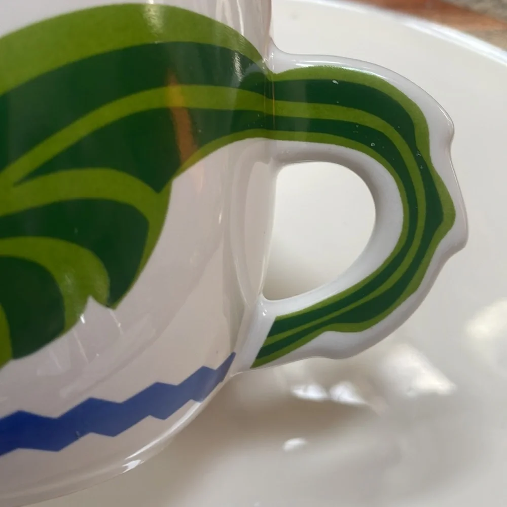 FTD vintage ROOSTER chicken soup mug / bowl ‘especially for you’ Jumbo cup 90s